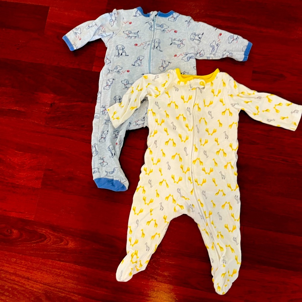 Lot of 2 Little Me Pajamas GUC
